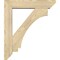 Ekena Millwork Imperial Slat Rough Sawn Bracket w/ Offset Brace, Douglas Fir, 6"W x 26"D x 30"H BKT0604X26X30IMP06RDF - alternate 3